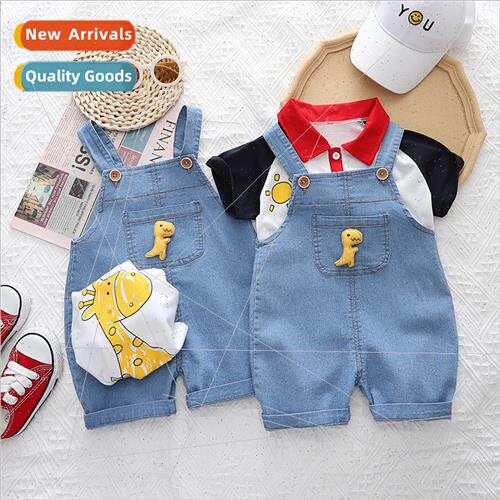Baby backpack pants boys 2023 summer Yankee baby colorful ba