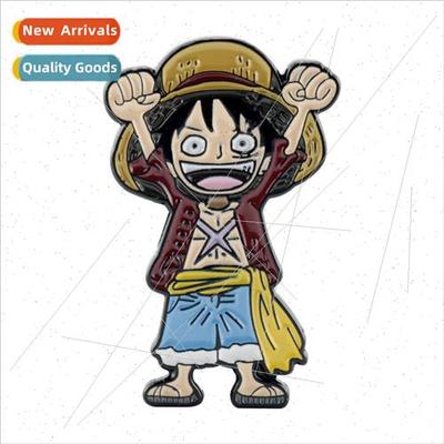 Japans animation King of Thieves brooch straw hat ffy alloy