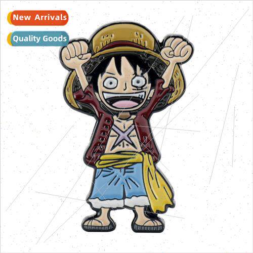Japans animation King of Thieves brooch straw hat ffy alloy