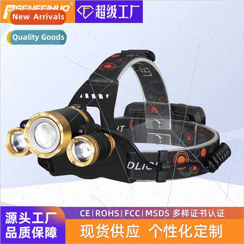 LED outdoor camping strong light aluminum alloy high power 3