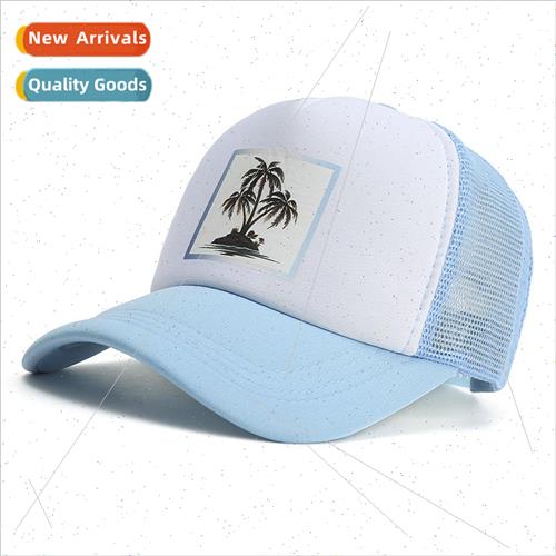 Printed coconut duck tongue hat new fashion leisure breathab