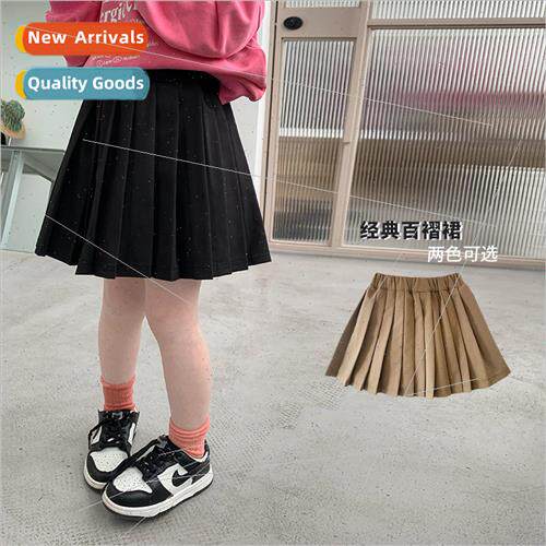 Childrens childrens short half-body skirt 2023 autumn new gi