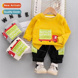 2023 new casual fall childrens sweater childrens boys childr