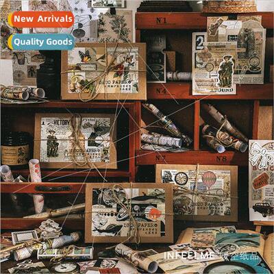 Material Pack Time Series Retro terary Style Handbook Diary