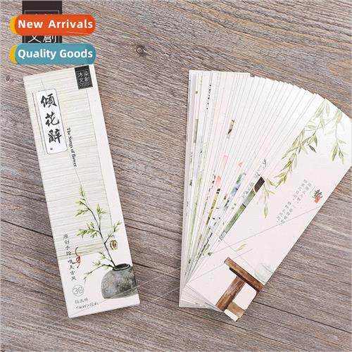 Paper Bookmarks Tipping Flower Rhetoric ins Creative Ancient