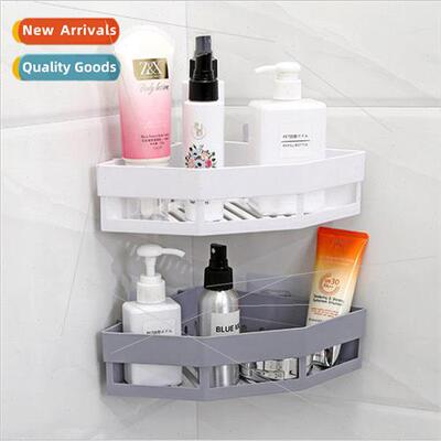 Non-marking stick triangle shelf bathroom organizer kitchen