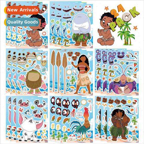 Childrens cartoon party toys diy puzzle stickers Make Your O