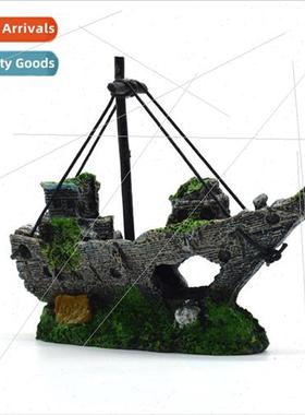 Pirate ship aquarium aquascape aquarium glass aquarium aquas