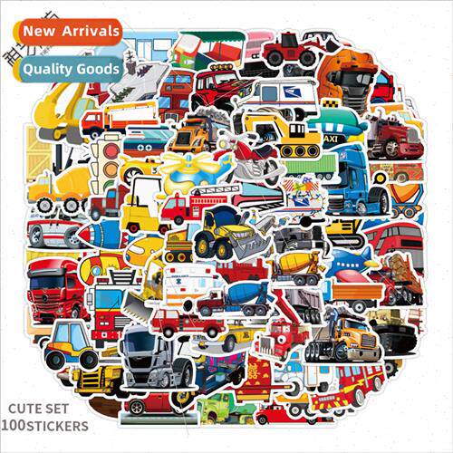 100 pcs of childrens toys car early education cognitive stic