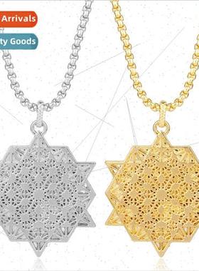 Popular Jewelry Flower of fe Necklace Fashion Creative Hexag