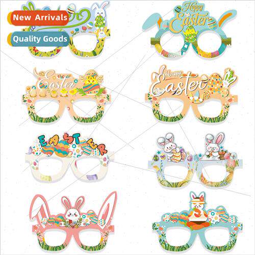 New Easter paper eyeglasses childrens party dress up photo p