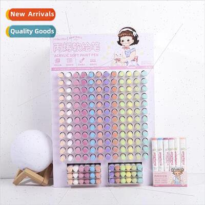 Egg Roll ster Series Acrylic Soft Painting Pen Rack Mounted