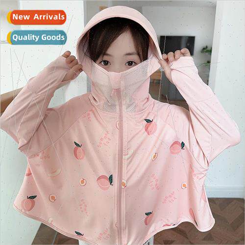 men and women children ice silk sunscreen clothing printing