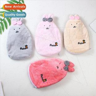 Cartoon radish rabbit water-filled hot water bag zipper remo