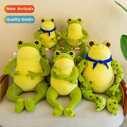 Frog ugly toad large plush toys Song children gift with slee