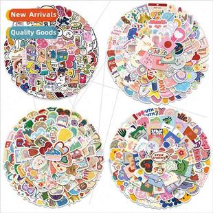 90 Korea ins wind girl heart cute stickers suitcase water cu