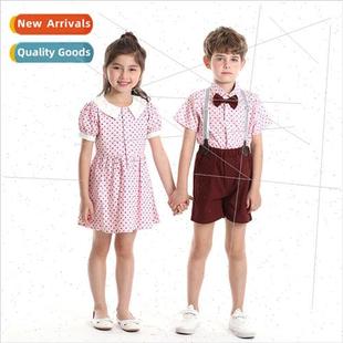 dot cardi suit sleeved short field polka tie bow boys Summer