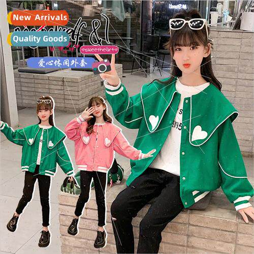 2023 new childrens clothing girls fashion jacket spring sect