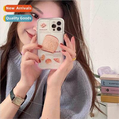 适用 iphone13pro max toast ins bread apple 12 phone case 11