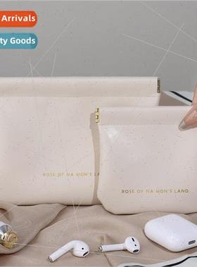 Data cable organizer bag automatic closure wired headset car