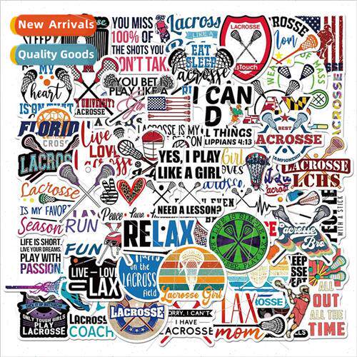 50 -repeating lacrosse net baseball graffiti stickers person