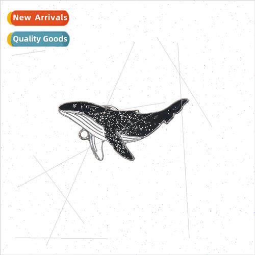 New Ocean Creative Jewelry Whale Badge Collar Cartoon Access