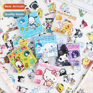 60 Sanrio Cute Stickers Kurumi Gurkha Cartoon Stickers Yukui