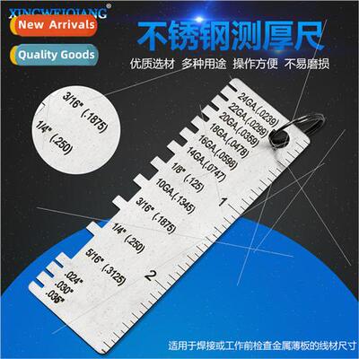 Weld Inspection Ruler Thickness Measuring Ruler Stainless St