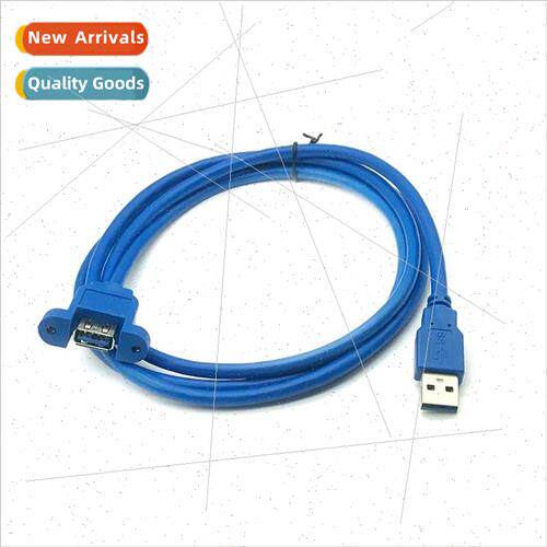 USB3.0 extension cable with ears with screw holes can be fix