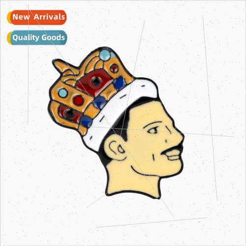 Freddie Mercury lead singer of the rock band Queen brooch cr