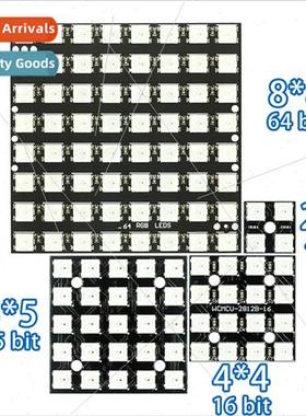 4/16/25/64-bit WS2812 5050 RGB LED Built-in Full Color Drive