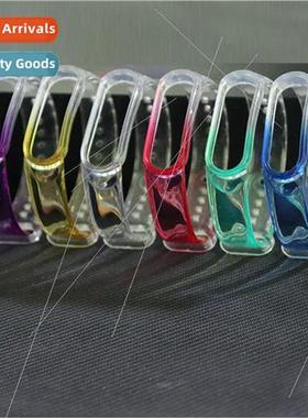 适用 Xiaomi 3 bracelet band transparent gradient color repla