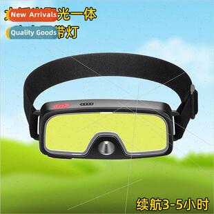 New type-c strong light rechargeable super bright head torch