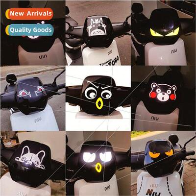 Electric car fender decoration stickers motorcycle head modi