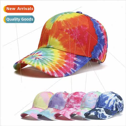 2021 new spring and summer adult tie-dye baseball hat outdoo