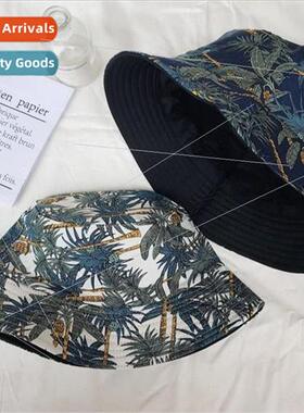 Banana Tree Reversible Wear Fishermans Hat Spring and Summer