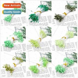 foam flower diy simulation fruit flowers pistil Green core
