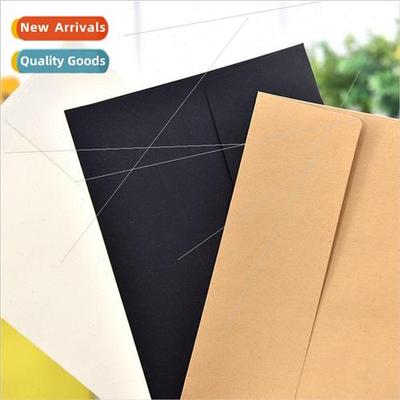 Black White Cow Envelope Short Blank Unprinted Organizer Cow