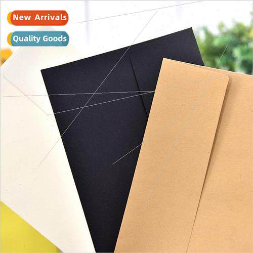 Black White Cow Envelope Short Blank Unprinted Organizer Cow