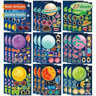 Space Planet Kids Decoration Party Stickers Kids diy Puzzle