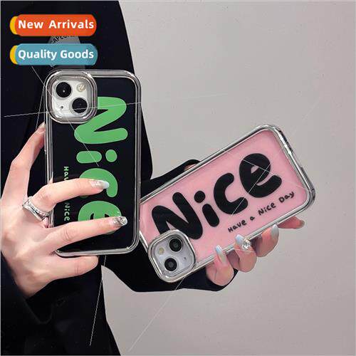 Simple couple  English Nice Apple 13 electroplated edge 14Pr