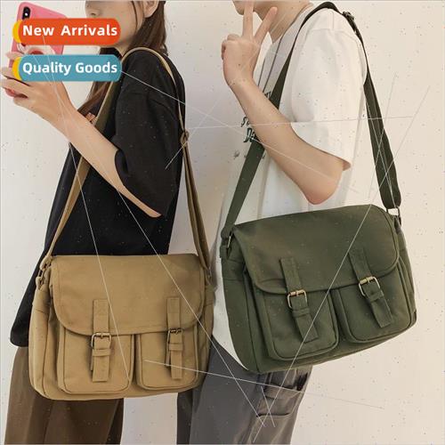 canvas bag female new simple large-capacity girls shoulder d