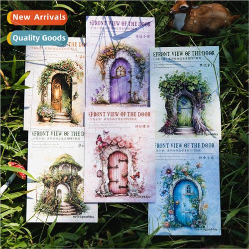 A Beautiful Day PET Stickers Doorstep Scenery Series Large z