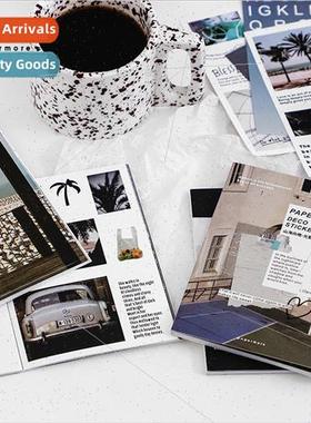 Mountains and seas to the evening series of stickers book fr