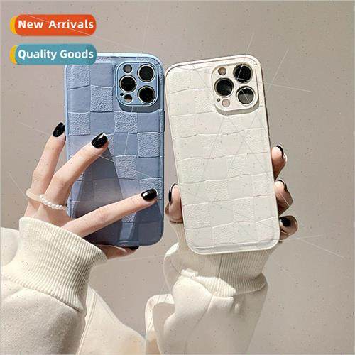 Premium feel checkerboard plaid 适用 iPhone 13 case 12promax