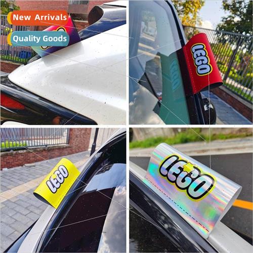 Ola black cat good cat wash label  stickers car rear Lego Ma