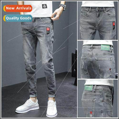 Summer thin section jeans mens 2021 Spring and Autumn sectio