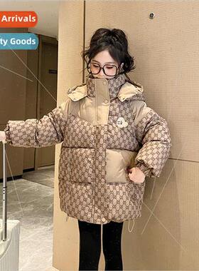 Girls cotton dress winter dress Yangqi 2023 new Korean  of t