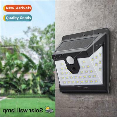 40LED solar wall light waterproof body sensor light landscap