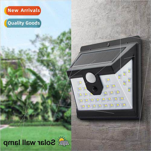 40LED solar wall light waterproof body sensor light landscap